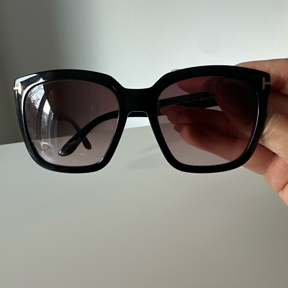 Tom Ford Black Oversized Sunglasses